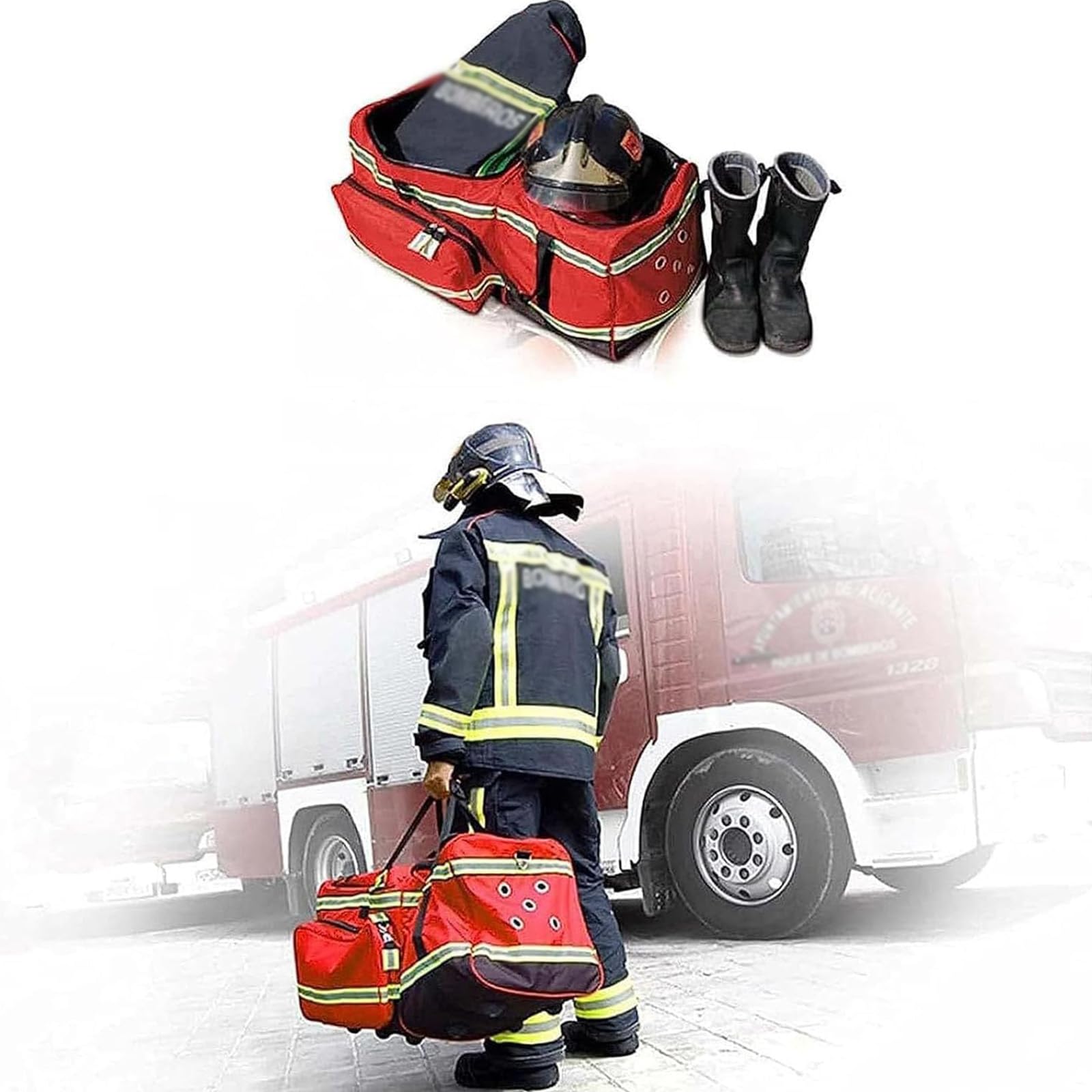 Bolsa De Botiquín De Primeros Auxilios, Bolsa Profesional Vacía para Primeros Auxilios, Paramédicos, Bomberos Y Otros Equipos De Emergencia.