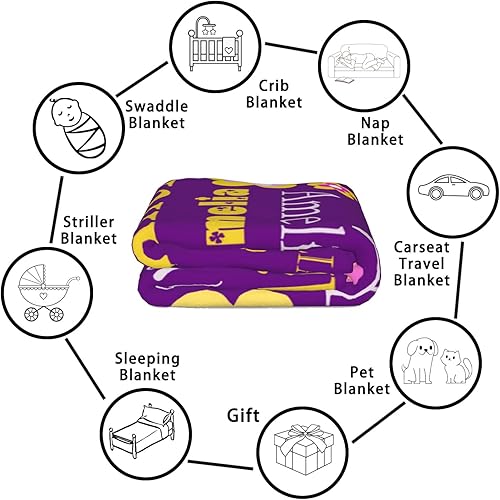 Miniatura 5 de Mantas personalizadas con nombre para niños y adultos, manta de bebé personalizada para niños y niñas, manta personalizada con nombre, 50 x 60