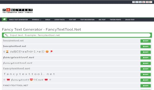 Fancy Text Tool