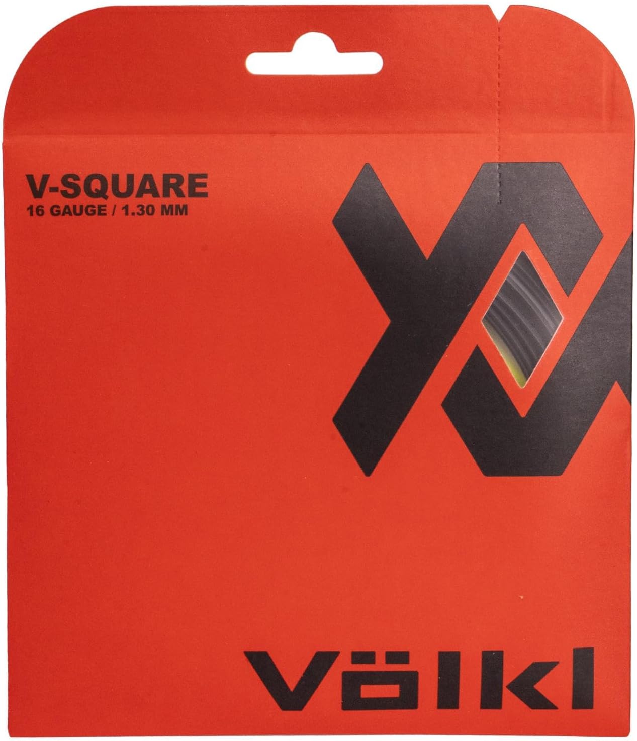 VOLKL V-Square | Tennis Racquet String | Ultimate Spin & Firm Feel | Co-Polymer Square Shape