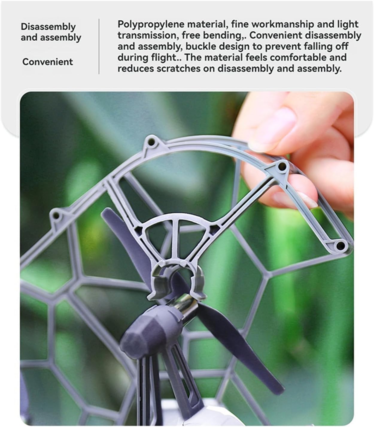 Square Protective Cover Paddle Blades Protector Anti-Collision Full-Coverage Propeller Guard Drone Accessories for DJI Tello/Tello EDU UAV