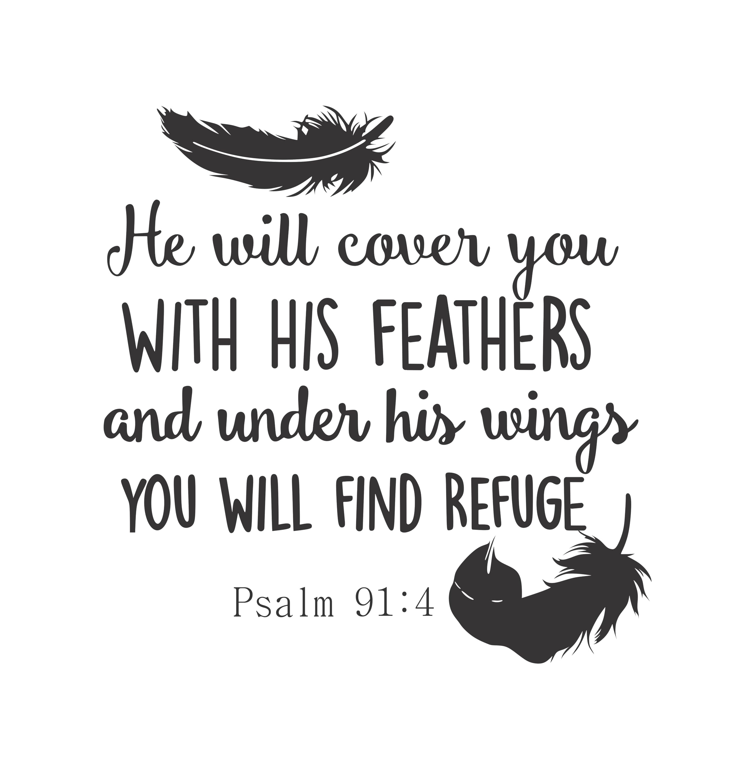 Advait designs Bible Verse Wall Decal Bedroom Wall Stickers for Home Decoration Religious Decals 57Cm X 58Cm Black-image-9