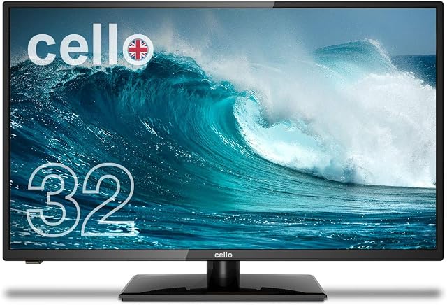 Cello M3220 32 inch Full HD LED Computer Monitor HDMI VGA Flicker Free Anti Glare Response time 6ms, Amazon Exclusive,Black