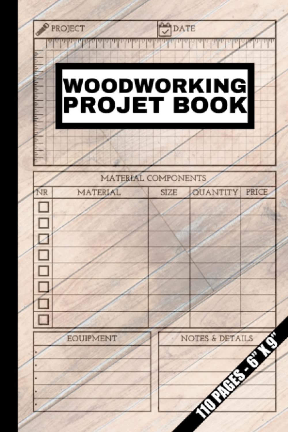 Woodworking Project Book Practical Woodworker's Journal Notebook