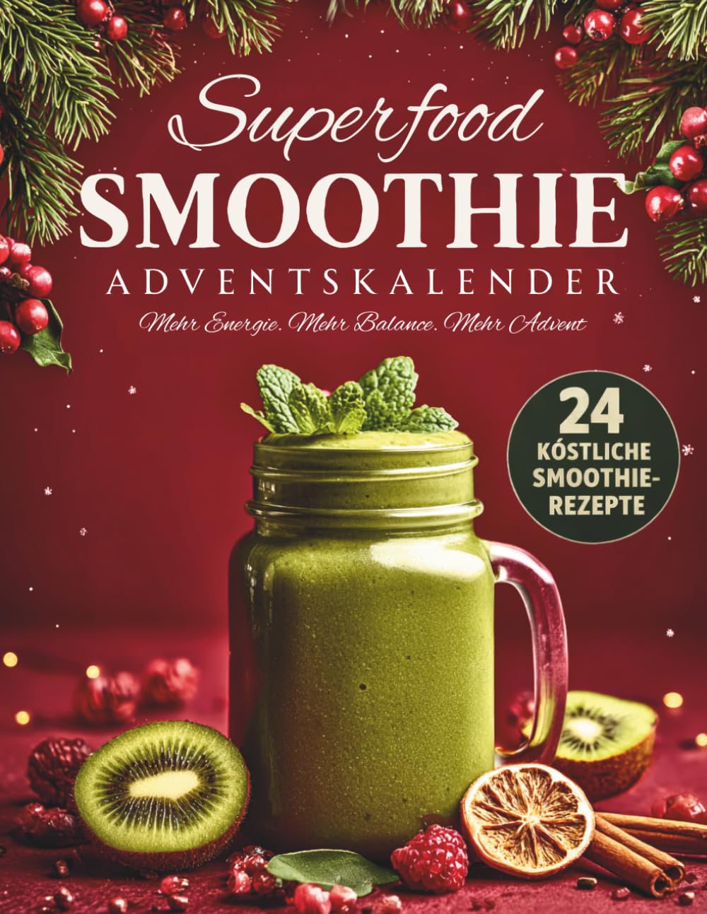 Superfood-Smoothie Adventskalender: 24 nährstoffreiche Smoothie-Rezepte für die Adventszeit – Superfoods, gesunde Genussmomente und natürliche Energie bis Weihnachten