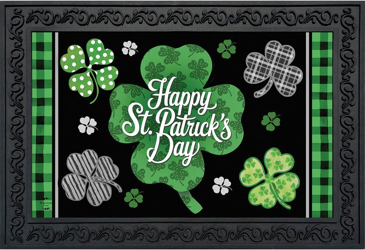 Briarwood Lane Shamrock Welcome St. Patrick's Day Doormat