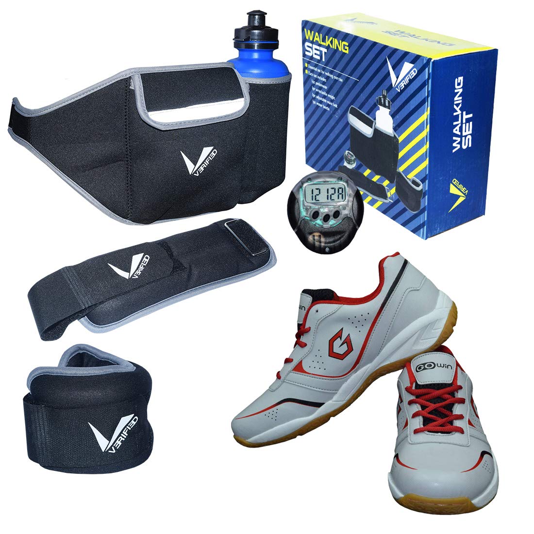 Badminton Shoe Smash Grey Size-1 with Verified Walking Set-image-32