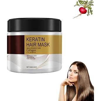 Collagen Hair Mask Essence Collagen Hair Treatment Essence for Dry Damaged Hair Collagen Hair Treatment Hair Mask for Dry Damaged Hair Pack of 1