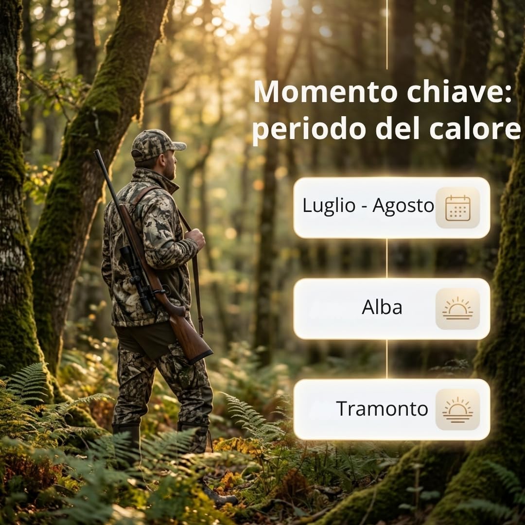 Buttolo Richiamo Capriolo a Bocca Originale – Richiamo Buttolo per Capriolo in periodo degli amori | Imitazione verso della capriola per attirare il maschio | Fischietto da caccia, cordino e manuale. | Buttolo Richiamo Capriolo a Bocca Originale