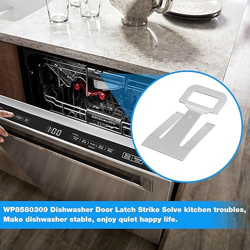 Miniatura 4 de WP8580309 - Cerradura de puerta para lavavajillas Whirlpool Kenmore 8580309, 8269111, 1181203, AH1156352, EA1156352, PS1156352