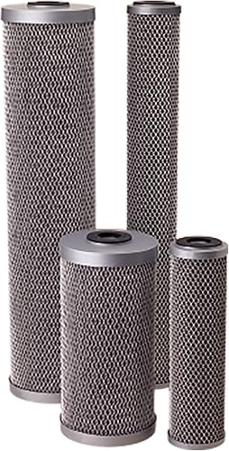 Miniatura 2 de Pentair Pentek FloPlus-20 Filtro de agua de carbono, 20 pulgadas, cartucho de repuesto de bloque de carbono moldeado modificado para toda la casa,