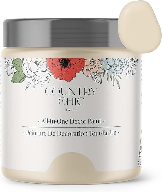 Country Chic All-in-One Chalk Paint for Furniture, Cabinets, Home Decor,...