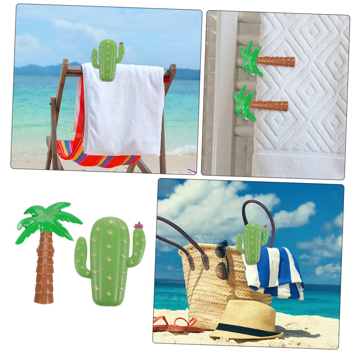 Clip Per Telo Mare - 2 Pezzi, Per Asciugamani E Vestiti, Da Spiaggia E Piscina - Foto 7