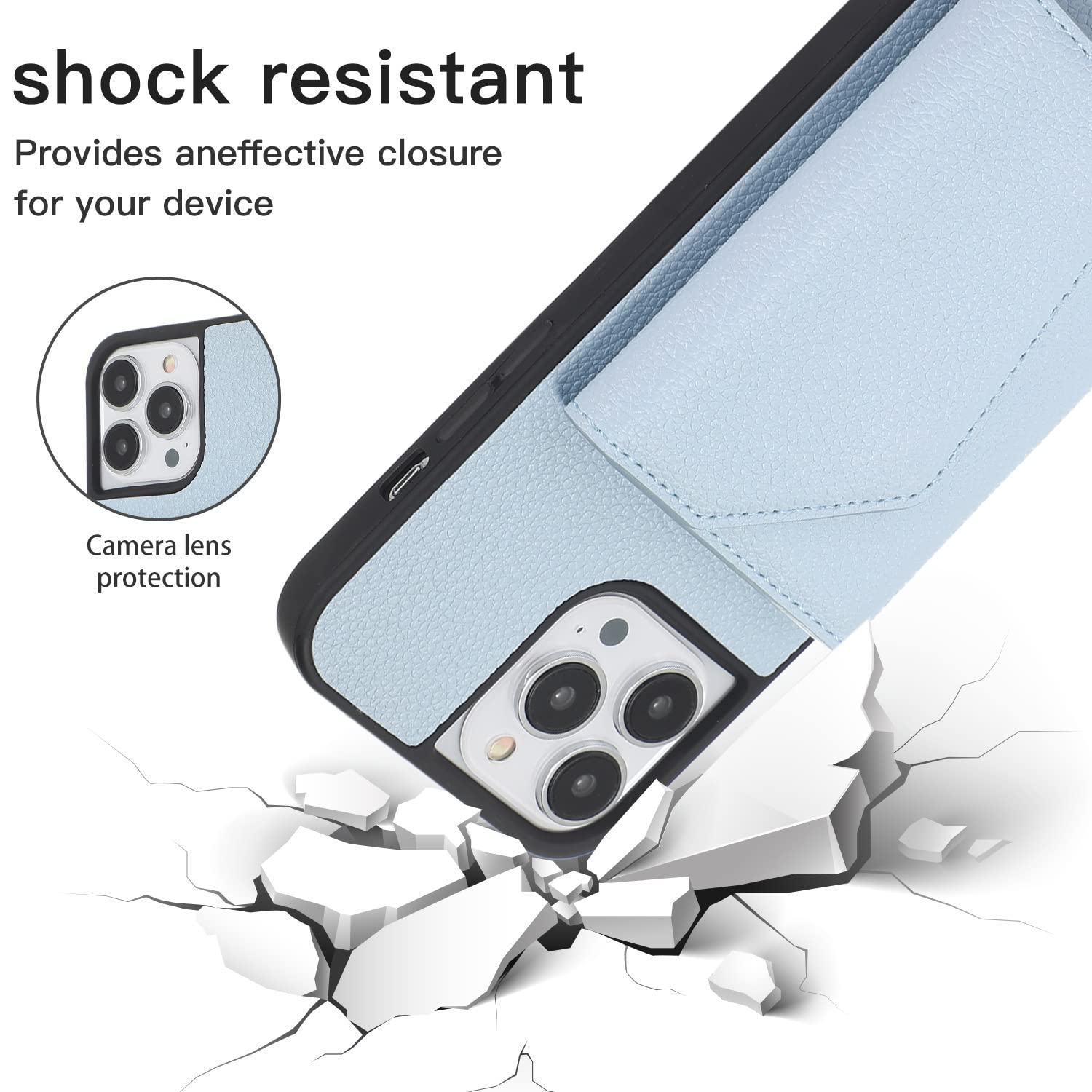 HAZARA Etui do iPhone 14 Pro Max/14 Plus/14 Pro/14, skórzane etui na ramię, etui na telefon z uchwytem na karty, żółte, 14 pro 6,1"