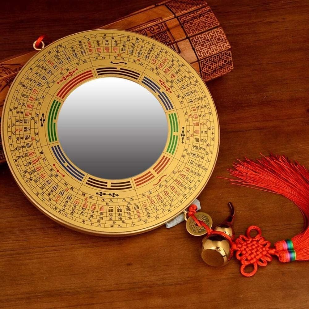 Lustro Bagua Feng Shui, Chińskie tradycyjne dekoracje lustrzane Feng Shui Bagua lustro wklęsłe, wypukłe