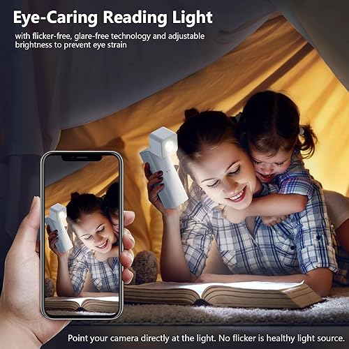 Miniatura 6 de Luces de pared recargables a pilas, lámpara de lectura LED regulable de 4000 mAh, luz nocturna con sensor de movimiento portátil, apliques de pared