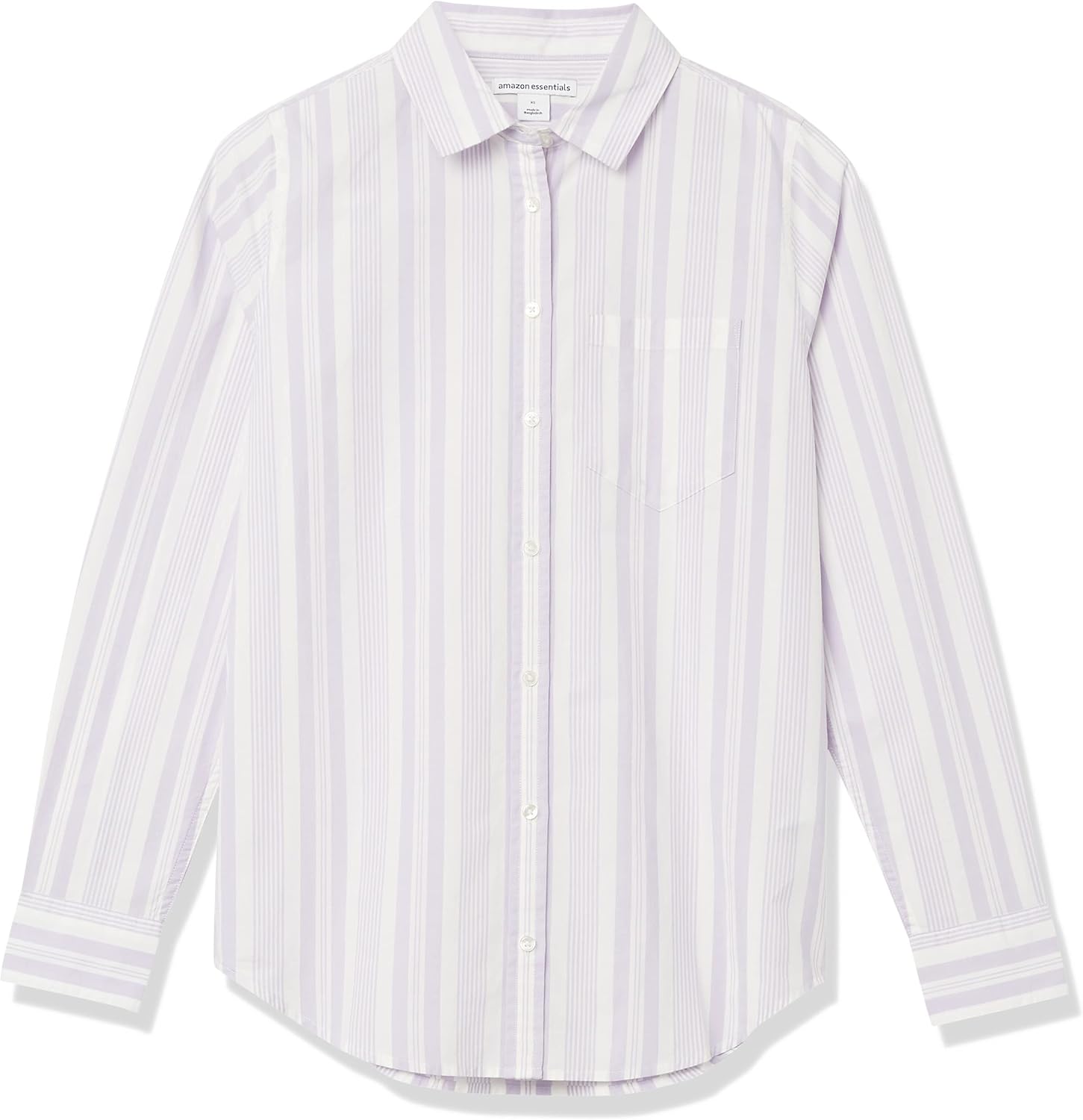 Amazon Essentials Women's Regular-Fit Long-Sleeve Button-Down Poplin Shirt - Image 7