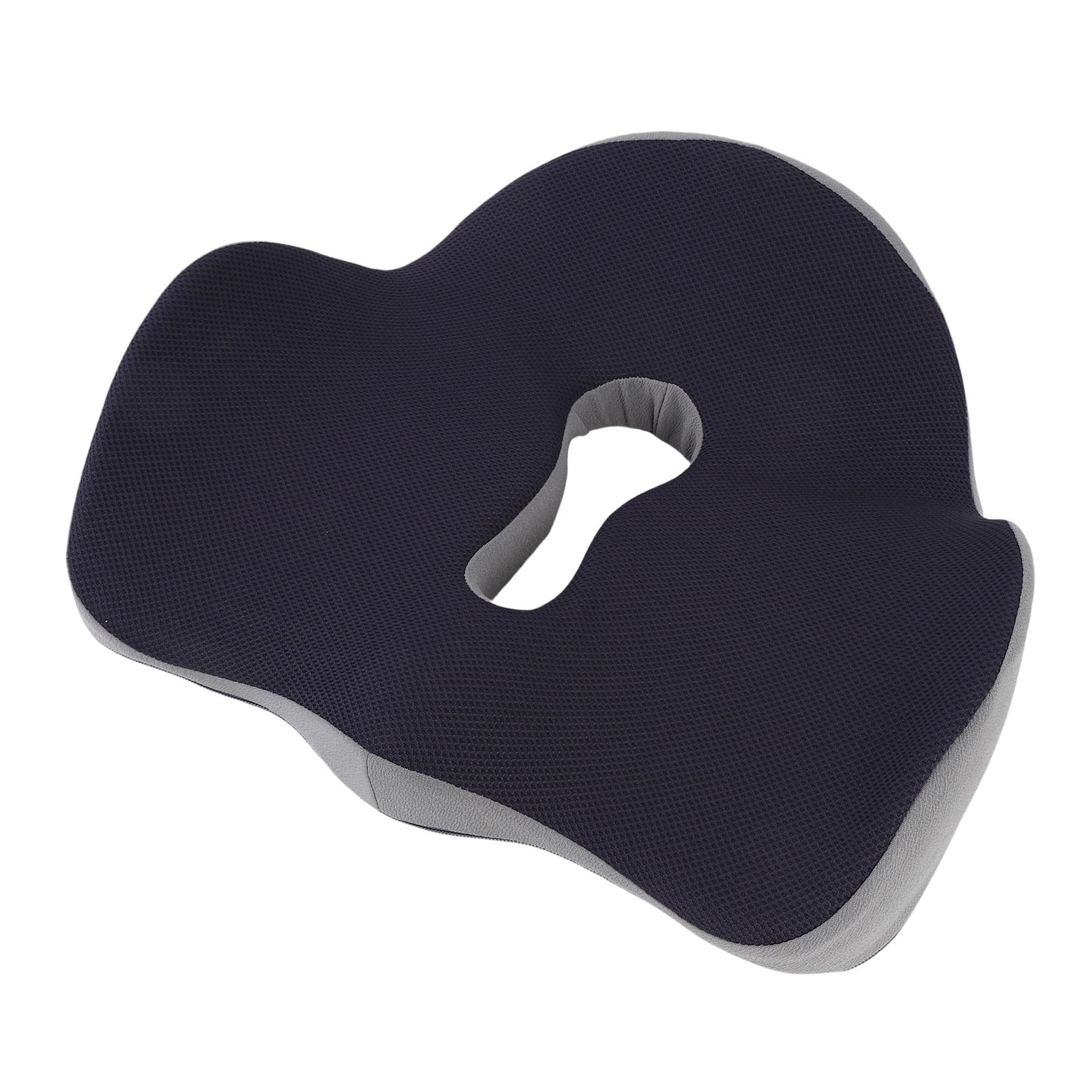 Cuscino di Sedile in Memory Foam, Cuscino di Sedile Ergonomico Traspirante (blu navy)
