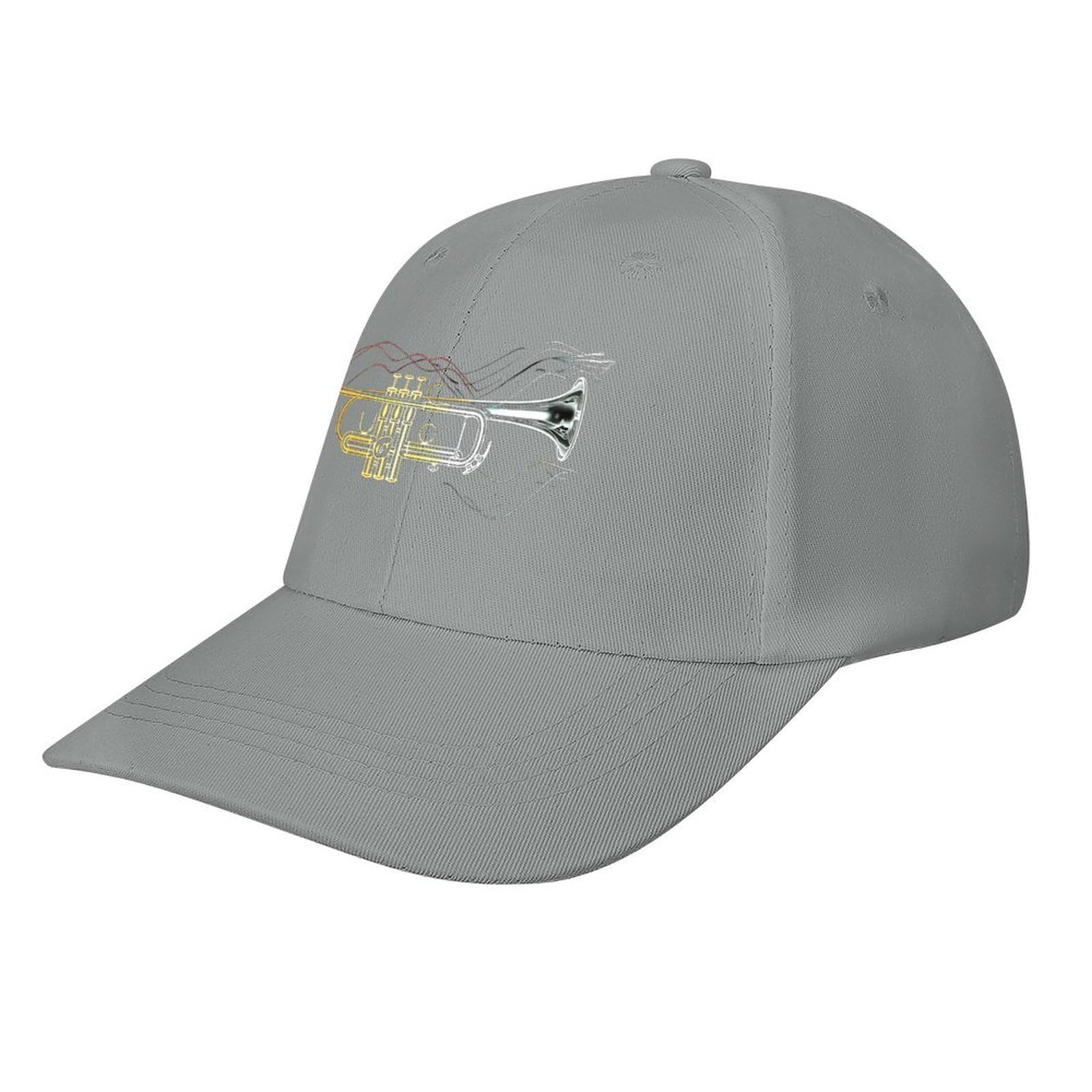 Trumpet Baseball Cap Personalised Trucker Hat Dad Cap Sports Sunhat Headwear Men Women — image 1