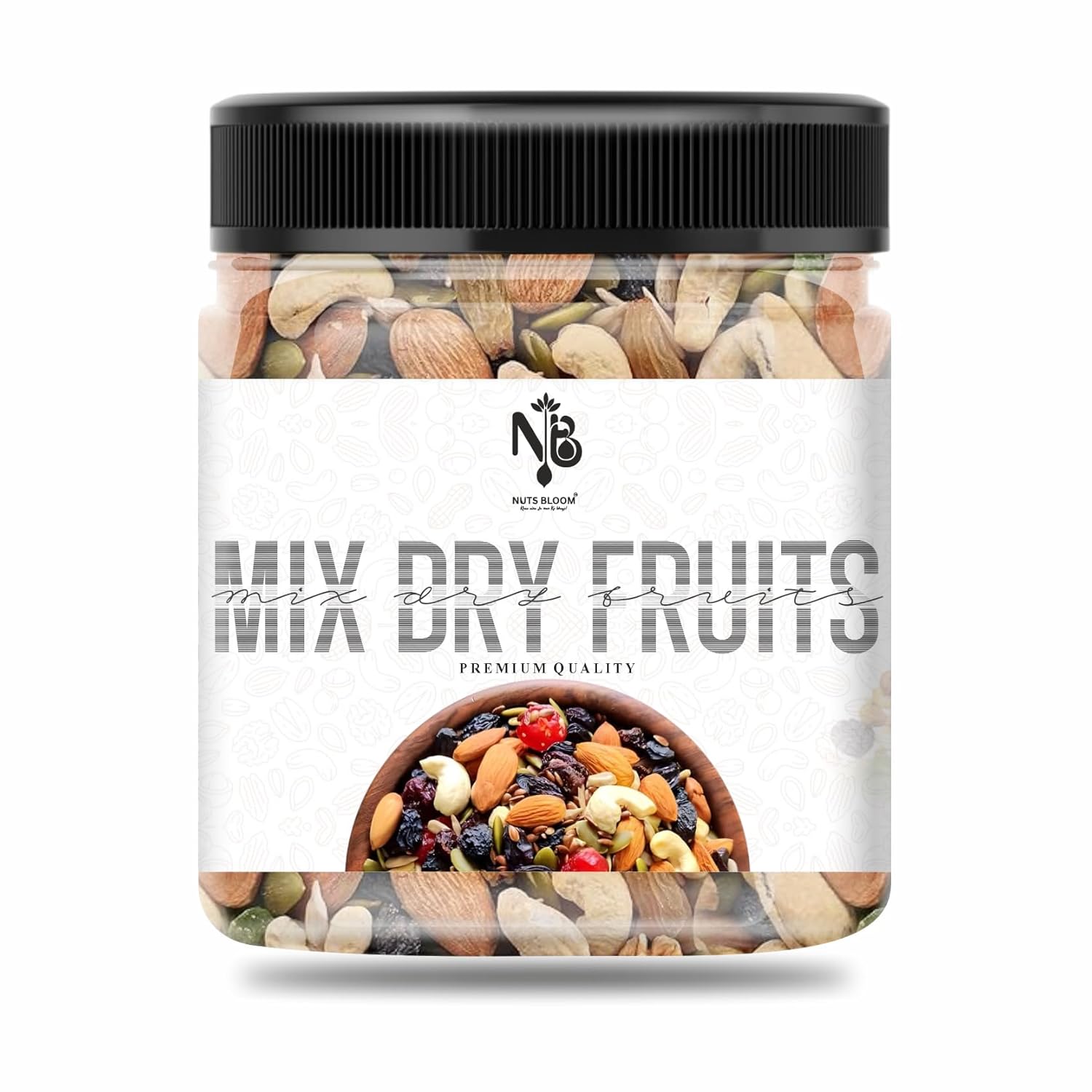 NUTS BLOOM Mixed Dry Fruits 1 kg Pack | Mix_Dry fruits Nutritious Snack with Almonds, Cashews, Raisins & Cranberries Many More | Healthy Mixed Nuts with Dry Fruits | mix dry fruit_1kg | mix dry fruits_1kg | mix nuts | mix nuts |