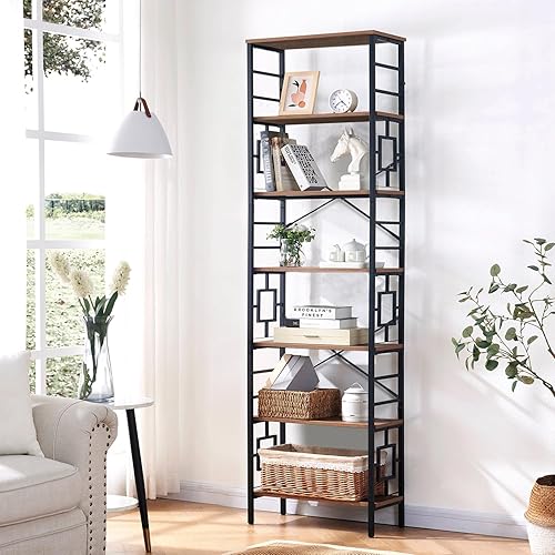 Miniatura 10 de HOMISSUE Librería, estantería de metal de 5 niveles y estanterías, almacenamiento independiente moderno para el hogar, oficina, sala de estar y