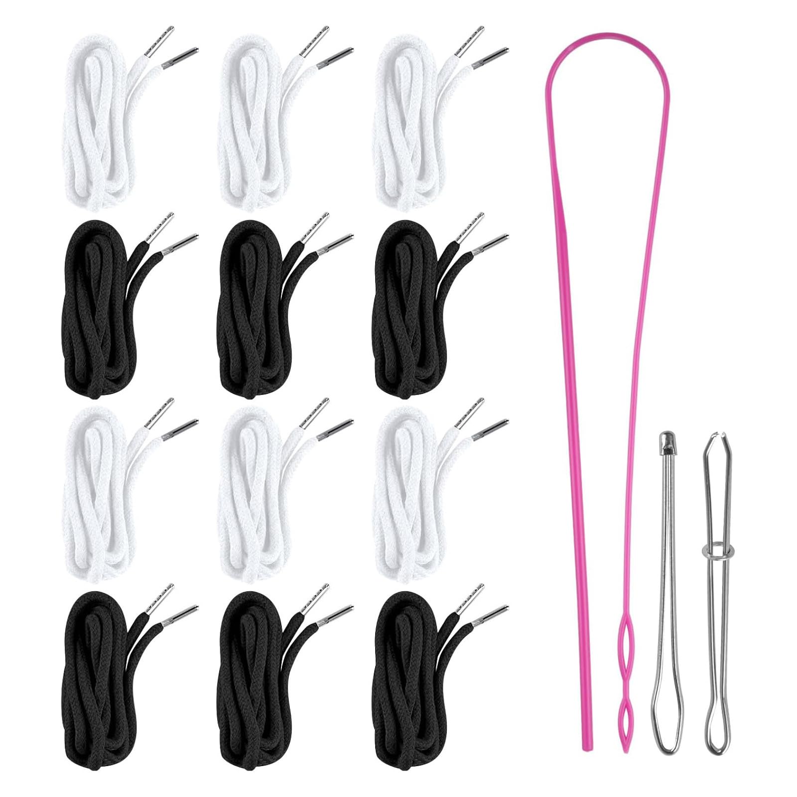 Kalttoy Multifunctional Polyester Fiber Round Cord Drawstring for Pants Hat Purses Crafting Sewing Materials Pants Drawstring