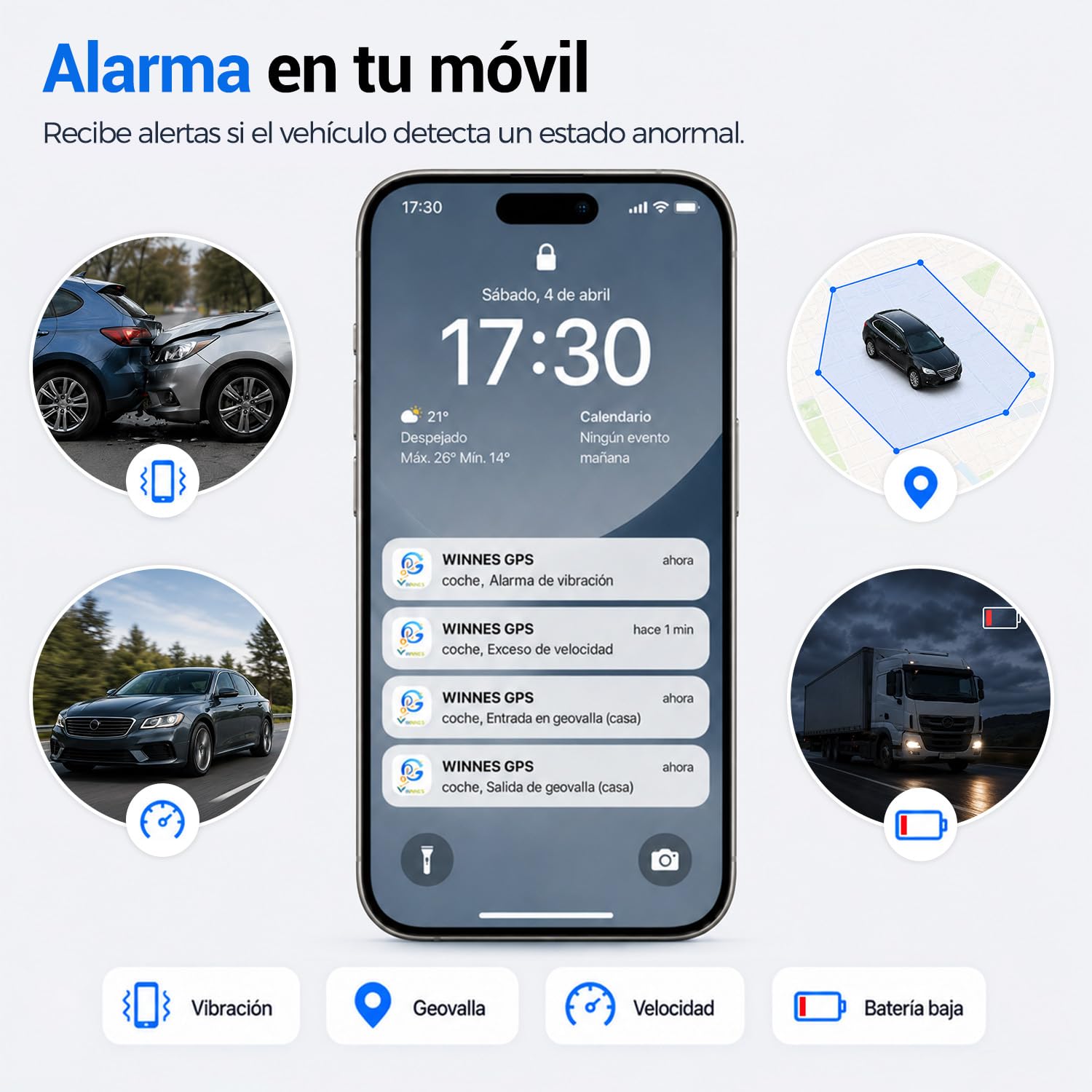 localizador GPS para Coche TK905,rastreador GPS con Potente Dispositivo magnético Aplicación Gratuita para automóvil/Motocicleta/Barco 90 días de Tiempo en Espera