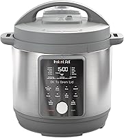 Instant Pot Duo Plus 8 Qt Whisper Quiet 9-in-1 Pressure Cooker - Slow Cook, Steam, Sauté, Yogurt, Rice & More, Stainless Steel