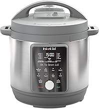 8-Quart Whisper Quiet 9-in-1 Electric Pressure Cooker, Slow Rice Cooker,...