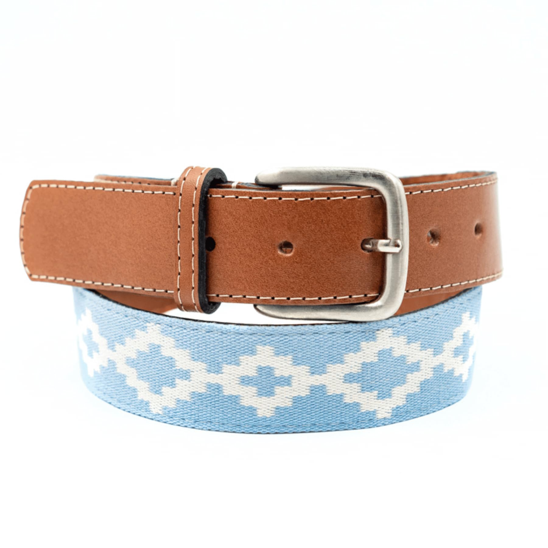 GauchoLife Guarda Pampas Polo Belt – Handmade Woven Leather Golf Belt for Men