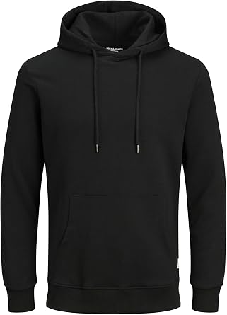 Jack & Jones Herren Jjebasic Sweat Hood Noos Ps Hooded Sweatshirt (1er Pack)