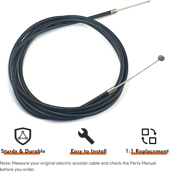 KUGOO M4 / M4 Pro電動スクーター用ブレーキケーブル交換用、ブレーキケーブルライン交換部品。