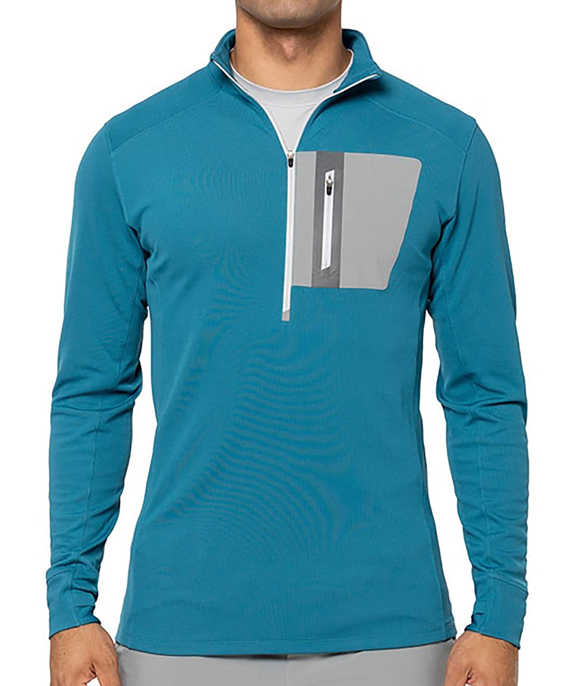 GoLiteMen's Replay 1/2 Zip Active Pullover, Fjord, S