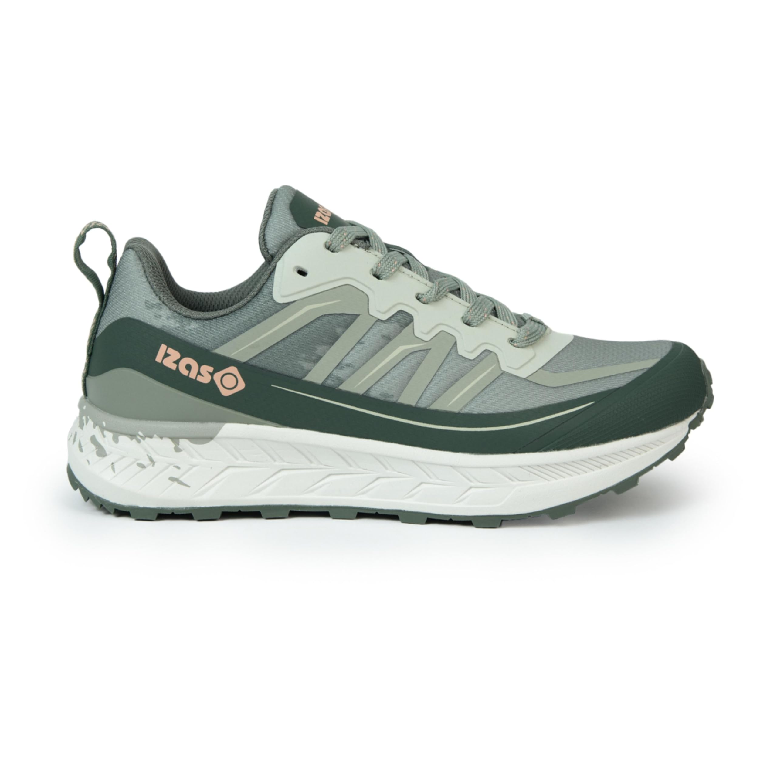 Izas Eden W Zapatilla Multiactividad de Mujer para Terreno Medio-Alto para Trekking y Senderismo Técnico, Malla Técnica Transpirable, Plantilla EVA, Tacos 4mm