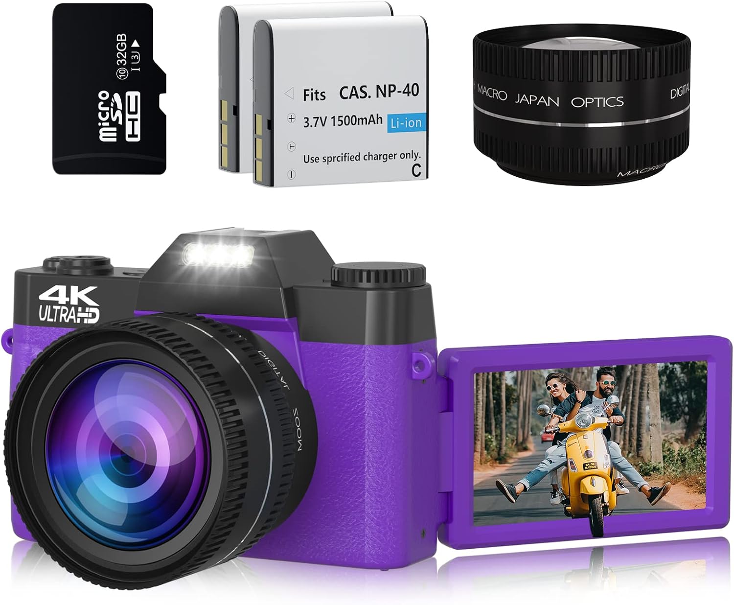 Digital Camera 4K 48MP Vlogging Camera for Photography for