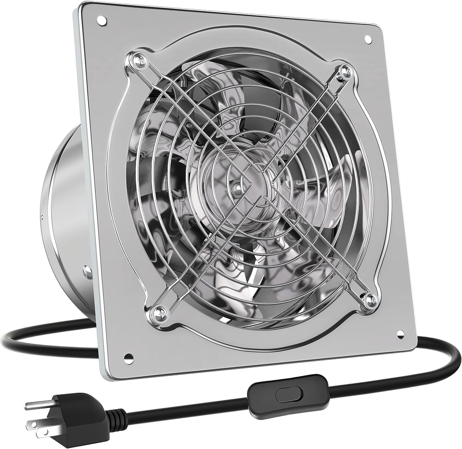 Amazon.co.jp: Okryain 換気扇 250mm ダクト用換気扇 風量1680m³