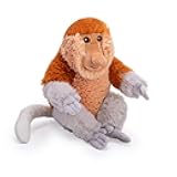 Wild Republic Cuddlekins Eco Mini Proboscis Monkey, Stuffed Animal, 8 Inches, Plush Toy, Fill is Spun Recycled Water Bottles
