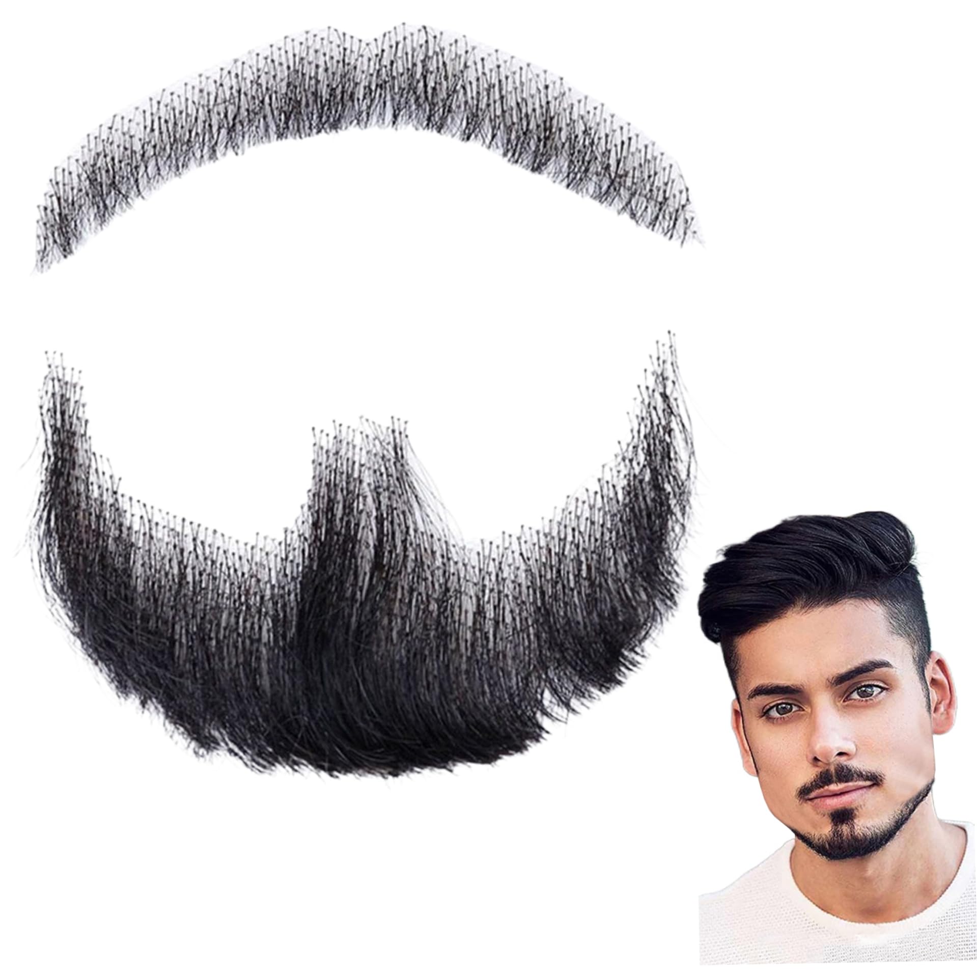 Fausse Moustache, 3,15 '' Sparrow Fausse Barbe, Fausse Barbe En