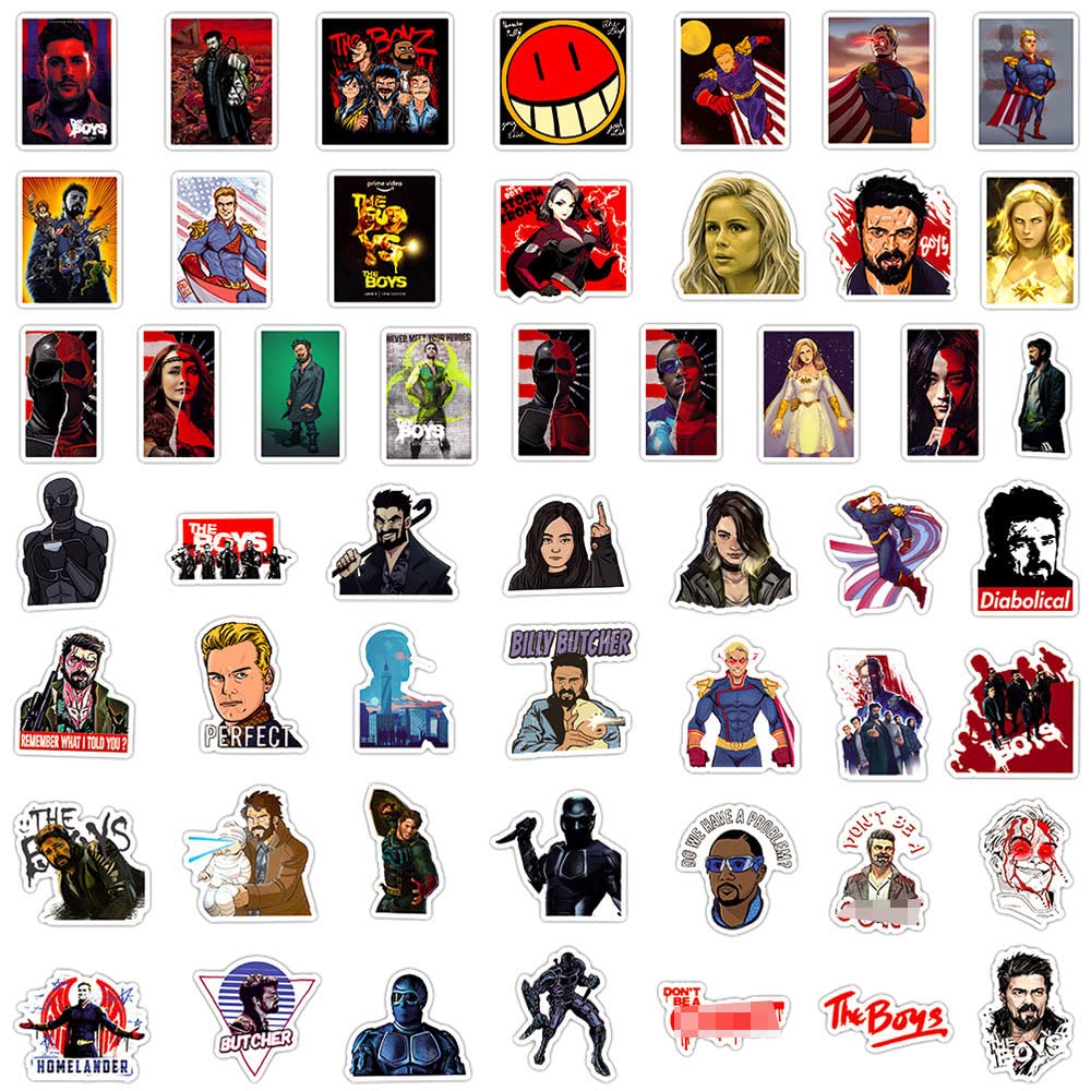 Amazon.co.jp: The Boys シールステッカー 匿名配送 ヒーロー 海外