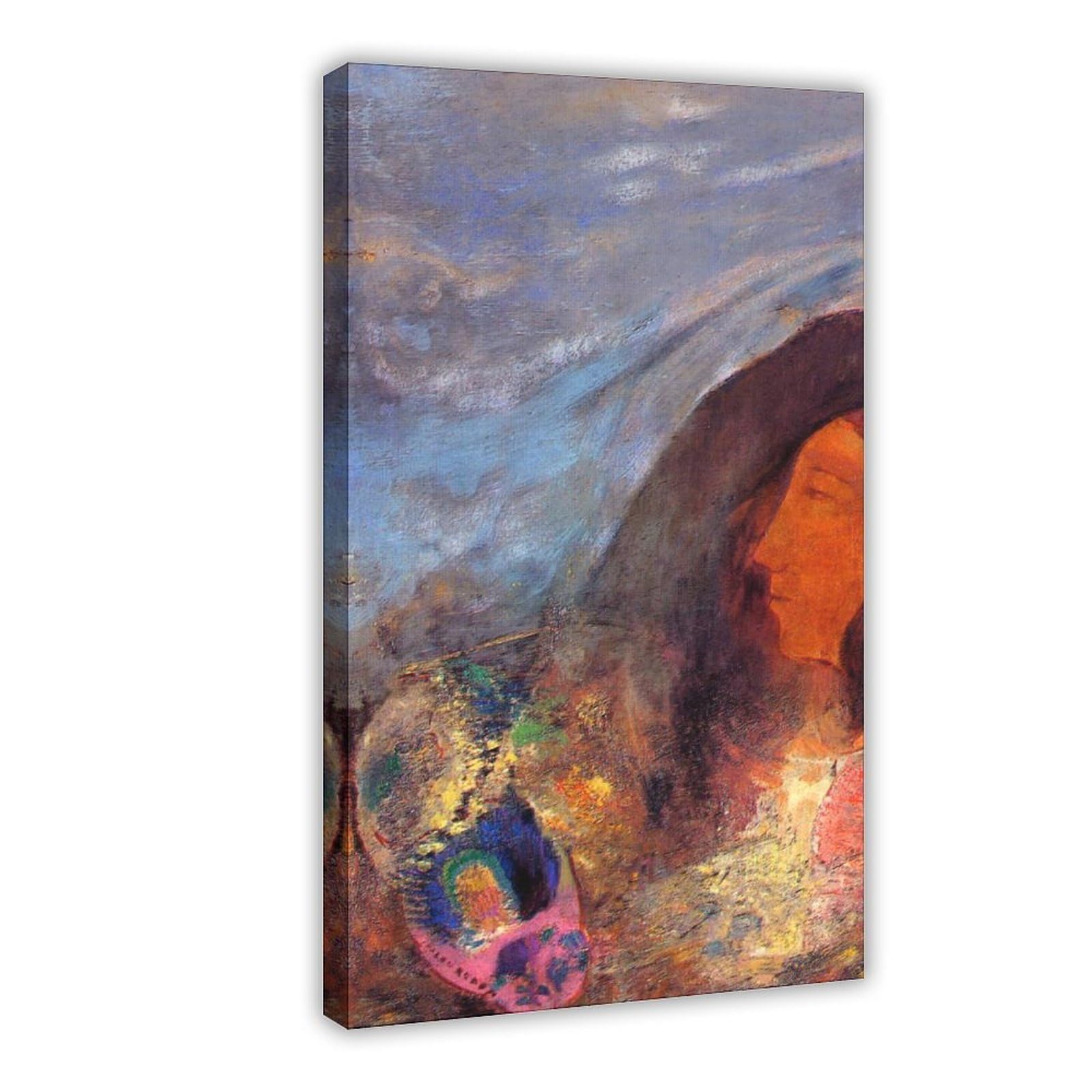 WCYB Poet’s Dream by Odilon Redon Posters Prints Canvas Deco Paintings Wall Art Frame 24" L X 36" W