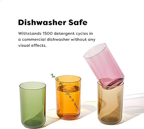 Miniatura 4 de TOSSWARE RESERVE Vaso Tumbler de 10 onzas - Serie de Colores JUEGO DE 4, Calidad Premium, Tritan Apto para Lavavajillas y Resistente al Calor Vasos