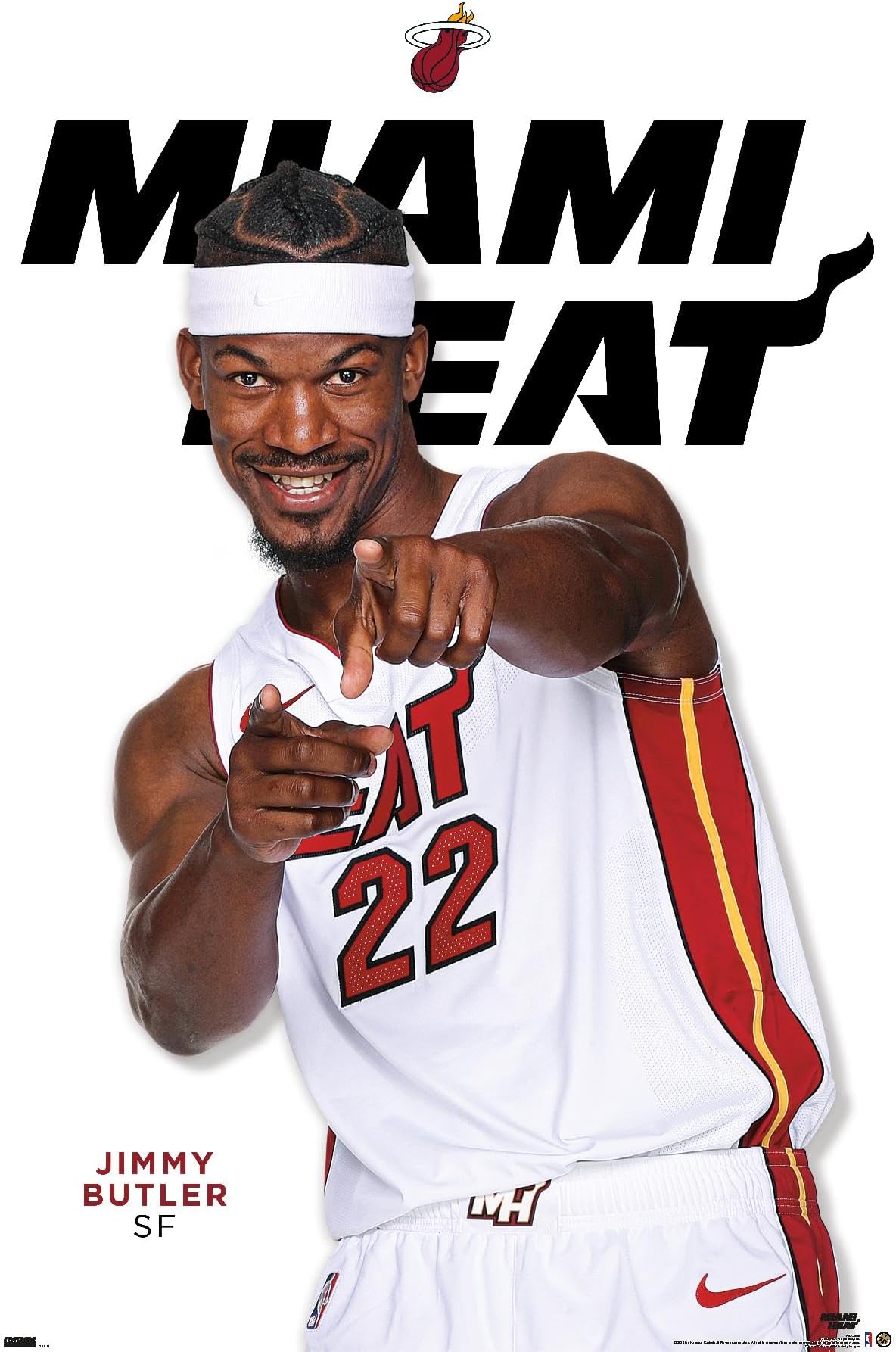 Trends International NBA Miami Heat - Jimmy Butler Feature Series 23 Wall Poster, 22.37" x 34.00", Premium Unframed Version