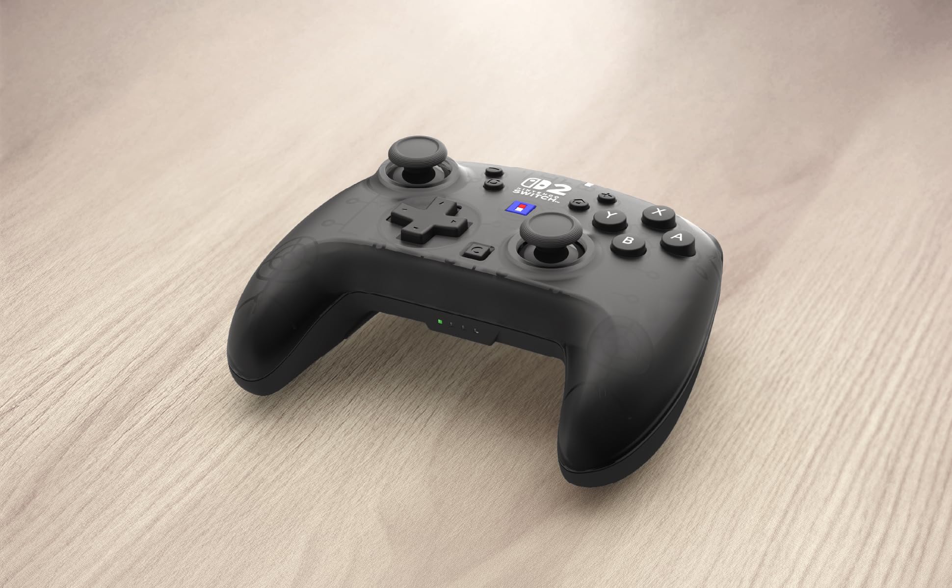 HORI - Wireless HORIPAD Turbo per Nintendo Switch 2 (Nero). Compatibile con Nintendo Switch e modelli OLED e Lite - Licenza Ufficiale Nintendo