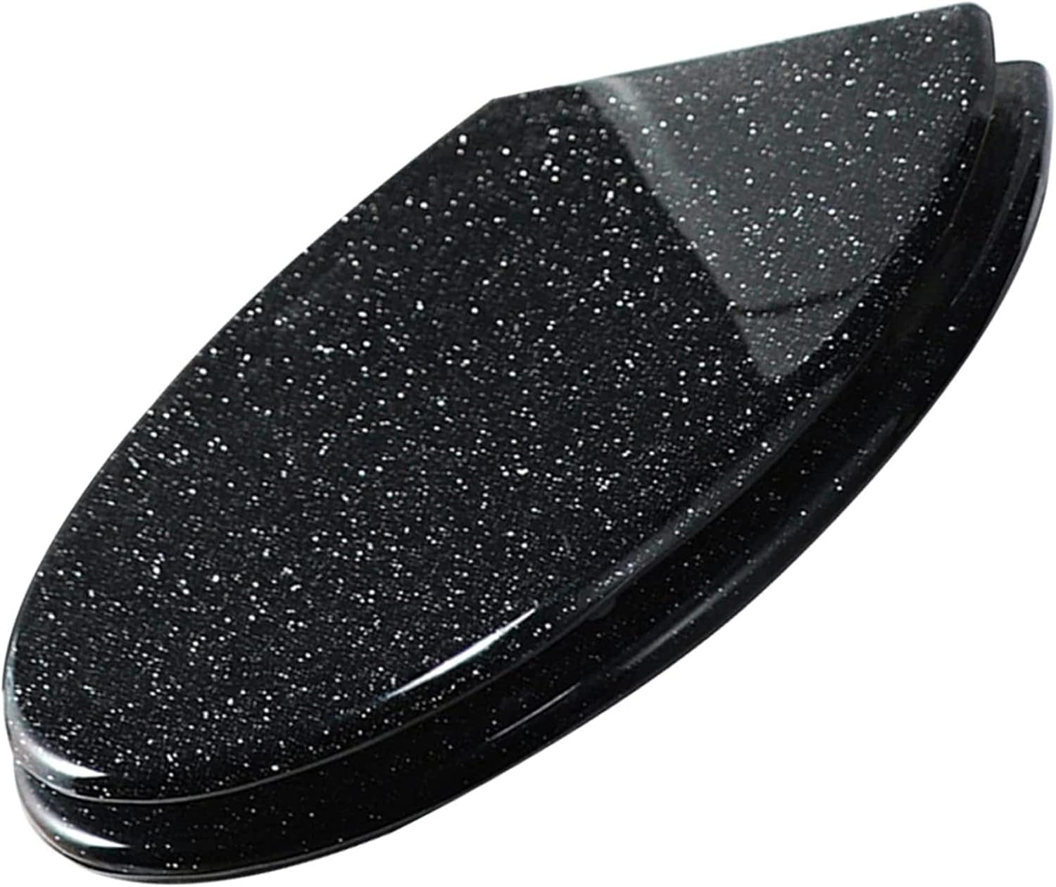 QQXX Elongated Toilet Seat, Resin Toilet Seat with Cover, Soft Close