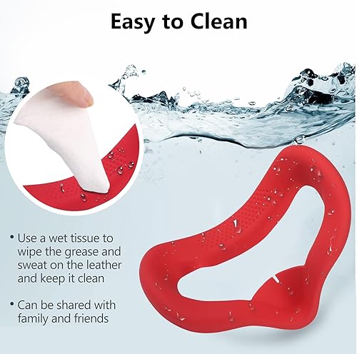 Miniatura 6 de VR Face Cover - Sweat-Proof Silicone Face Cover Pad for Oculus Quest 2 VR Headset - Washable & Anti-Leakage Lightproof VR Accessories for Oculus