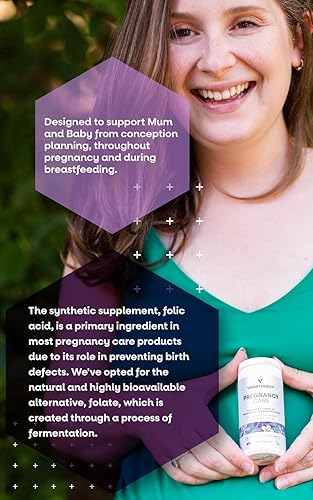 Miniatura 5 de Vitaminas para el embarazo para mujeres – Vitaminas prenatales y vitaminas posnatales para madres lactantes con más de 20 vitaminas, ácido fólico y