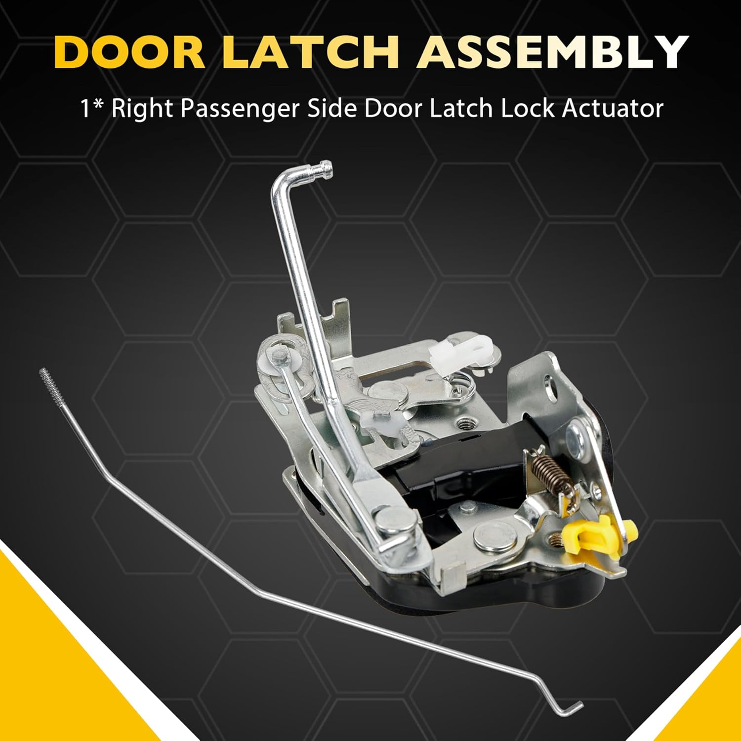 69310-04010 Front Right Door Lock Latch Actuator Compatible with Toyota Tacoma 1998-2004 Passenger Side Door Latch Lock, Non Power Door Lock