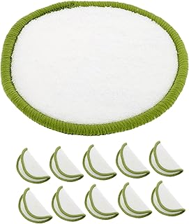 VALICLUD 20stücke Wiederverwendbare Make-up-entferner-pads Aus Bambus-baumwolle Waschbare Gesichtsreinigungspads Für Einfaches Augen-make-up-entfernen Hautfreundliche Pads Als