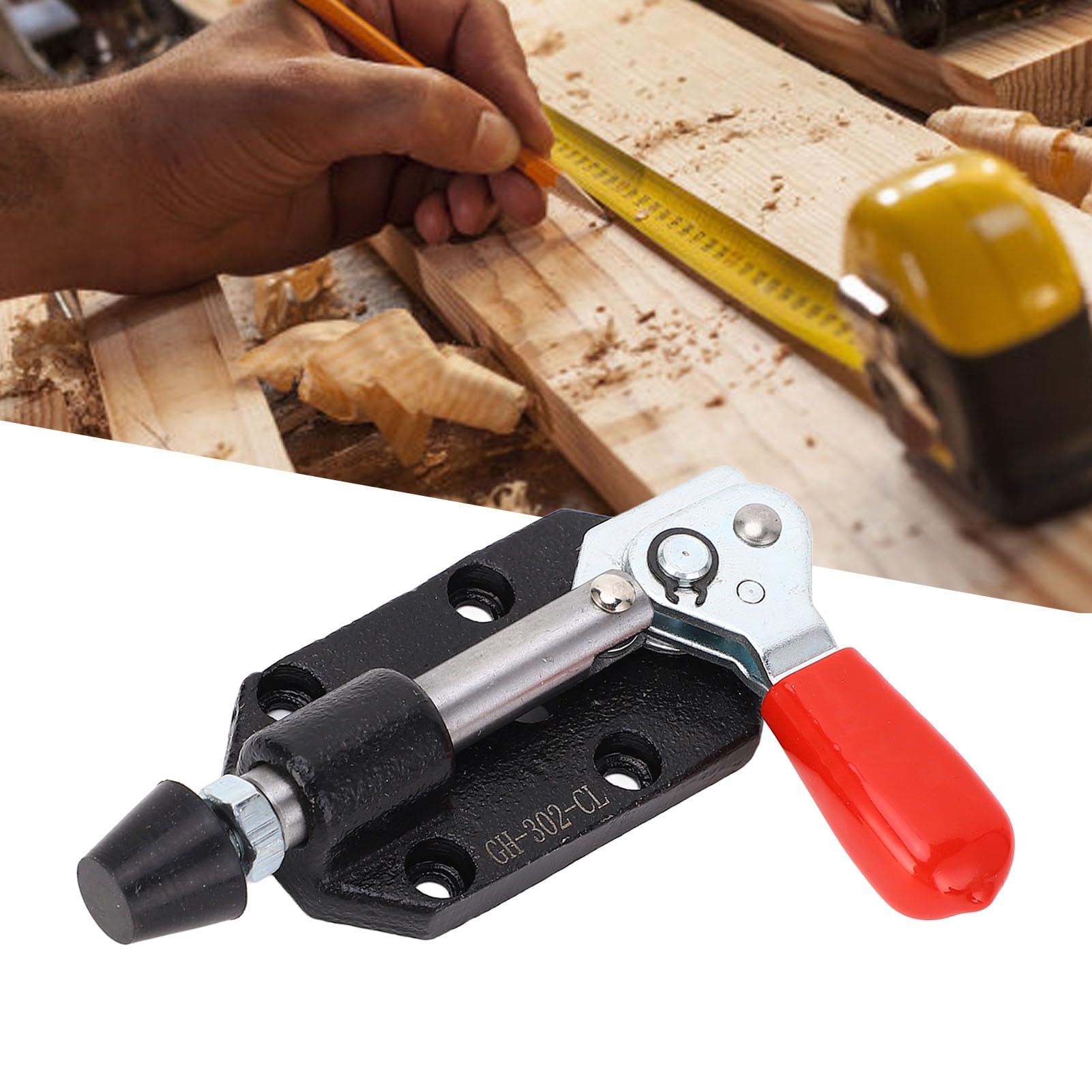 Natudeco Adjustable Toggle Clamps Push Pull Toggle Clamp Toggle Clamp Handle Woodworking for Jigs Fixtures Welding Installation