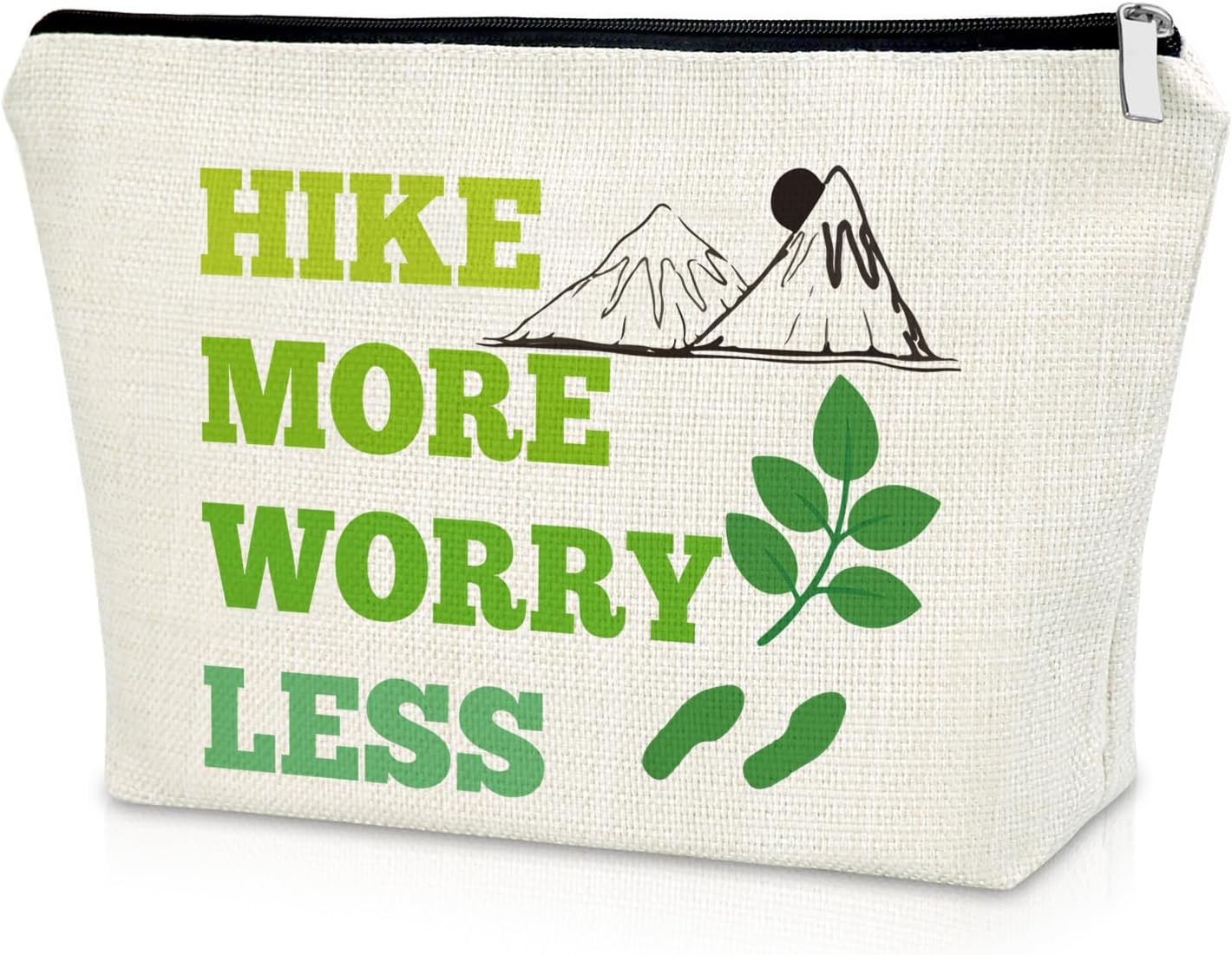 Hiking Gifts for Women Unique Makeup Bag Hiking Lover Gifts Birthday Gifts for Hiker Nature Mountain Gift Cosmetic Bag Camping Gifts for Her Camper Gifts for Couples Nature Lover Gifts